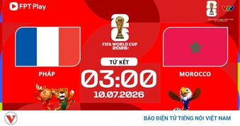 Link xem trực tiếp Pháp vs Morocco World Cup 2026 hôm nay trên VTV Go