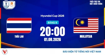 Link xem trực tiếp Thái Lan vs Malaysia vòng bảng ASEAN Cup 2026