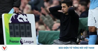 Loạt biểu cảm "khó đỡ" của Mikel Arteta trong ngày Arsenal thua Man City