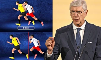 Luật việt vị mới của Wenger sắp được thử nghiệm