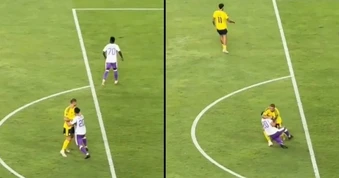 Mất bình tĩnh vì Al Nassr thua đậm ở cúp C1 châu Á, Ronaldo vật ngã đối thủ