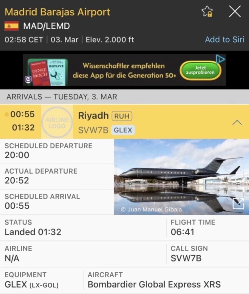 Máy bay của Ronaldo rời Arab Saudi giữa bất ổn ở Trung Đông Máy bay của Ronaldo rời Arab Saudi giữa bất ổn ở Trung Đông