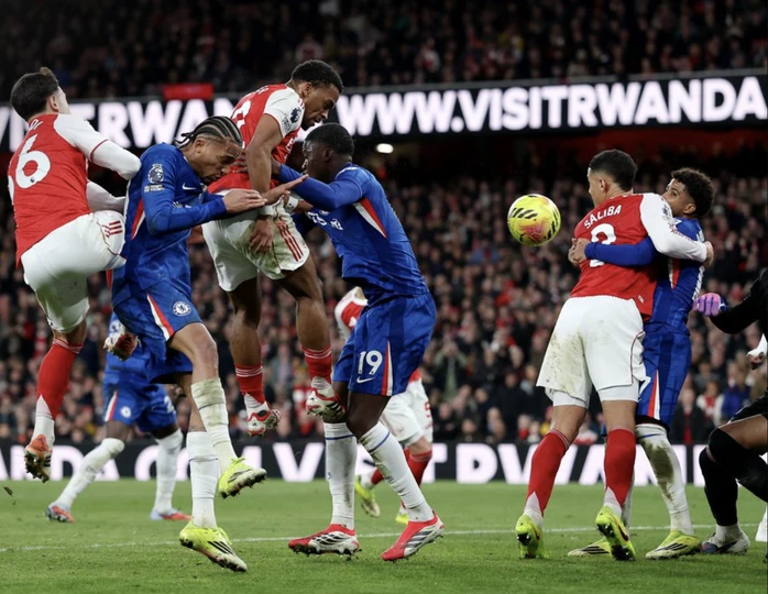 Mưa bàn thắng từ phạt góc, Arsenal đánh bại Chelsea ở derby London