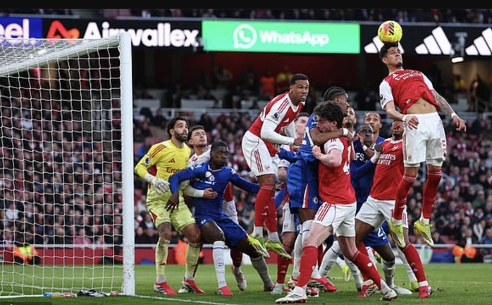 Mưa bàn thắng từ phạt góc, Arsenal đánh bại Chelsea ở derby London