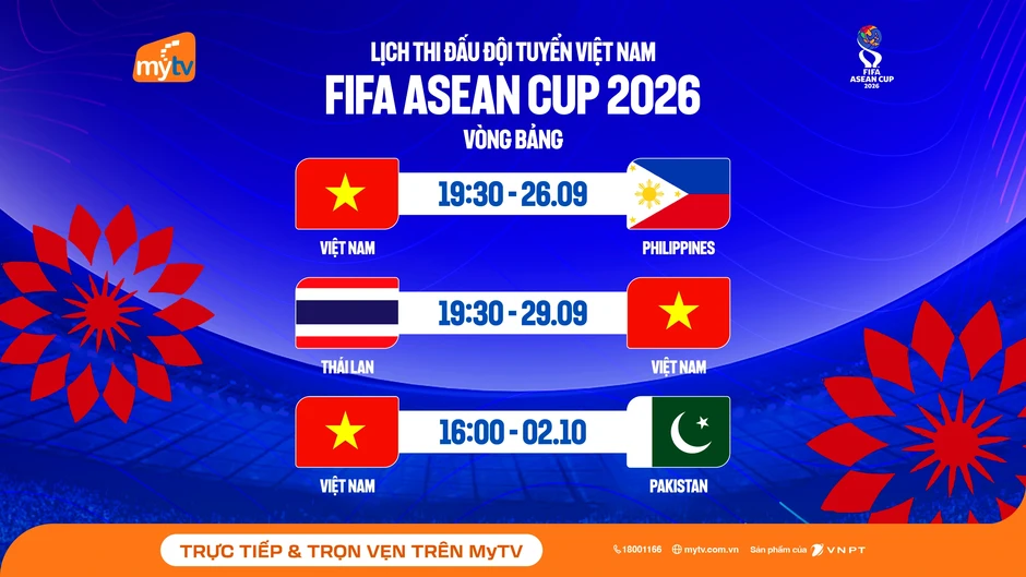 MyTV sở hữu bản quyền FIFA ASEAN Cup 2026 MyTV sở hữu bản quyền FIFA ASEAN Cup 2026