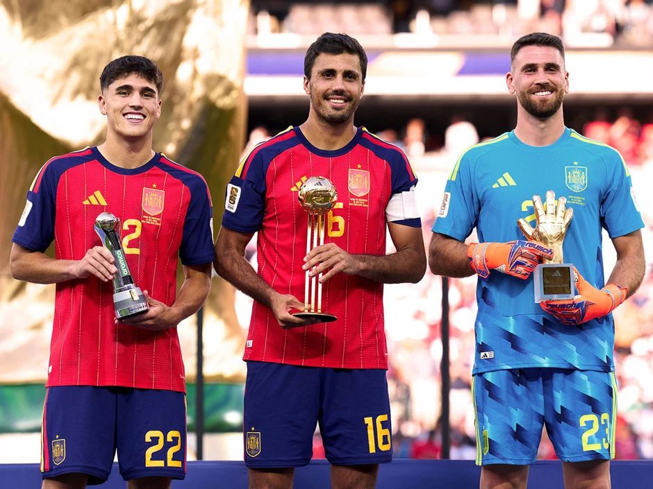Nhà vô địch Tây Ban Nha áp đảo giải cá nhân World Cup 2026 Nhà vô địch Tây Ban Nha áp đảo giải cá nhân World Cup 2026