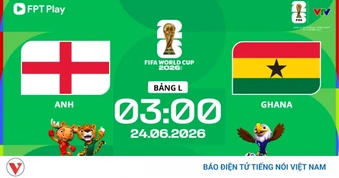 Nhận định Anh vs Ghana bảng L World Cup 2026: Tam sư sớm giành vé đi tiếp?