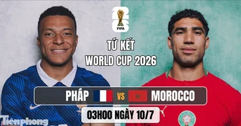 Nhận định Pháp vs Morocco, tứ kết World Cup 2026, 03h00 ngày 10/7: Tái hiện ký ức Qatar