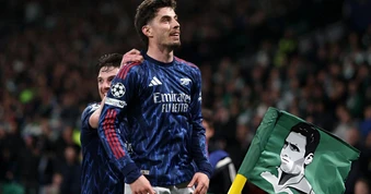 Phản ứng của Havertz sau khi giúp Arsenal phá dớp sân Sporting