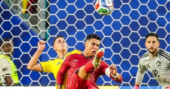 Ronaldo tịt ngòi, Bồ Đào Nha hòa may mắn Colombia