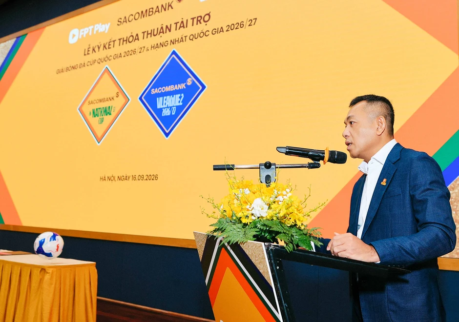 Sacombank: Nhà tài trợ chính giải Hạng nhất quốc gia và Cúp Quốc gia 2026/27 Sacombank: Nhà tài trợ chính giải Hạng nhất quốc gia và Cúp Quốc gia 2026/27