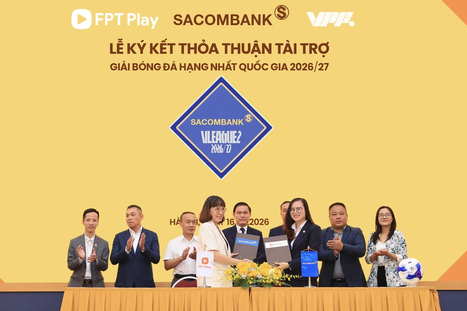 Sacombank: Nhà tài trợ chính giải Hạng nhất quốc gia và Cúp Quốc gia 2026/27 Sacombank: Nhà tài trợ chính giải Hạng nhất quốc gia và Cúp Quốc gia 2026/27