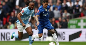 Siêu phẩm của Semenyo giúp Man City hạ Chelsea, vô địch FA Cup