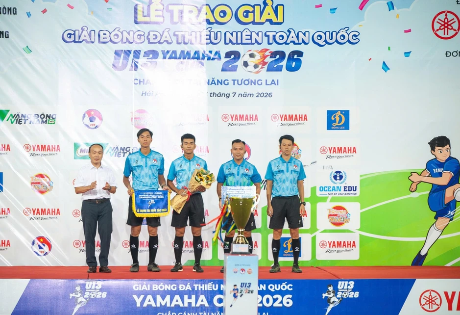 Sông Lam Nghệ An lần thứ 11 vô địch Giải U13 toàn quốc 2026