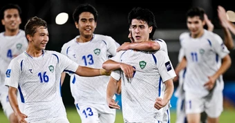 Thắng nghẹt thở U17 Hàn Quốc, U17 Uzbekistan lấy vé bán kết