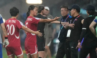 Triều Tiên định bỏ dở trận đấu Trung Quốc ở Asian Cup nữ