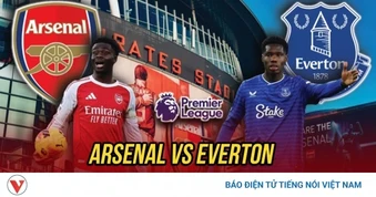 Trực tiếp Arsenal 0-0 Everton: Pháo thủ củng cố ngôi đầu