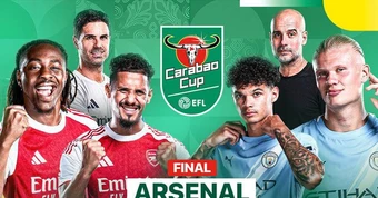 Trực tiếp bóng đá Arsenal vs Man City: Chung kết cúp Liên đoàn Anh