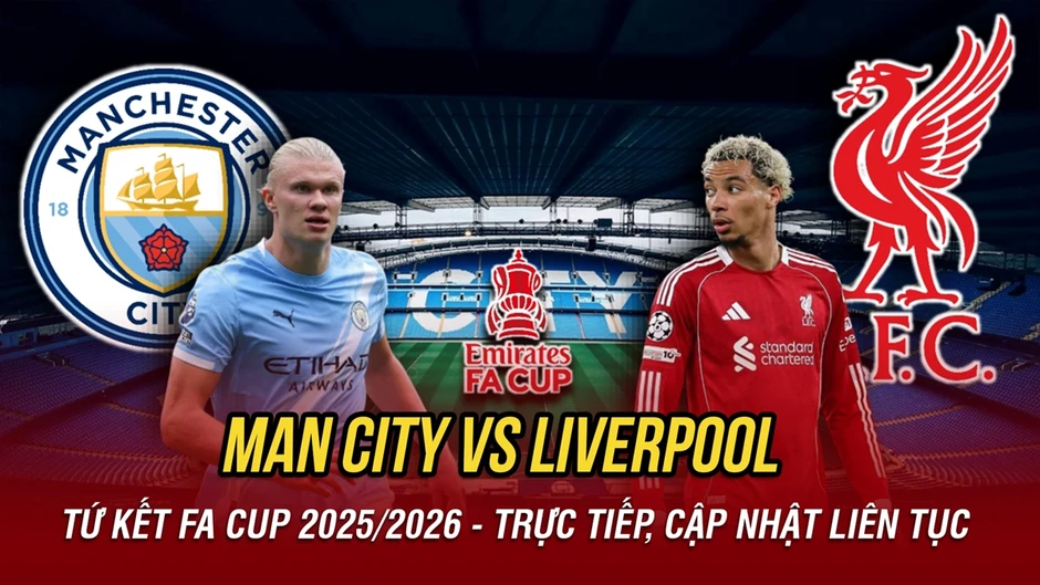 Trực tiếp Man City 3-0 Liverpool: Haaland ghi cú đúp Trực tiếp Man City 3-0 Liverpool: Haaland ghi cú đúp
