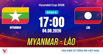 Trực tiếp Myanmar vs Lào vòng bảng ASEAN Cup 2026: Níu giữ cơ hội vào bán kết