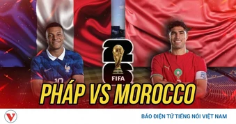 TRỰC TIẾP Pháp vs Morocco tứ kết World Cup 2026: Gà trống đối đầu Sư tử Atlas