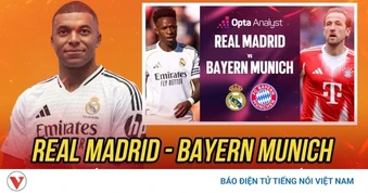 Trực tiếp Real Madrid - Bayern: Đại chiến ở tứ kết Cúp C1 châu Âu