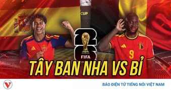 TRỰC TIẾP Tây Ban Nha vs Bỉ tứ kết World Cup 2026: Thử thách cực đại cho Bò tót