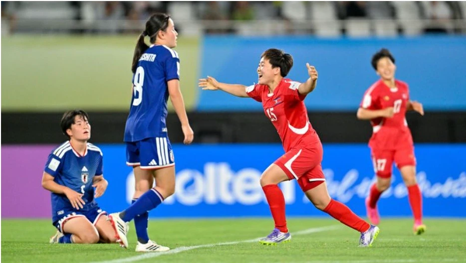 U17 nữ Triều Tiên thắng đậm Nhật Bản, lần thứ 5 vô địch giải châu Á U17 nữ Triều Tiên thắng đậm Nhật Bản, lần thứ 5 vô địch giải châu Á