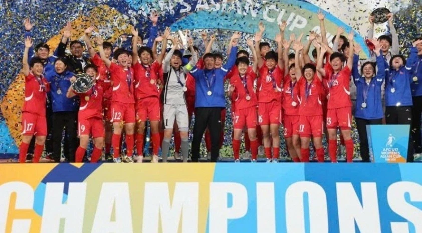 U17 nữ Triều Tiên thắng đậm Nhật Bản, lần thứ 5 vô địch giải châu Á U17 nữ Triều Tiên thắng đậm Nhật Bản, lần thứ 5 vô địch giải châu Á