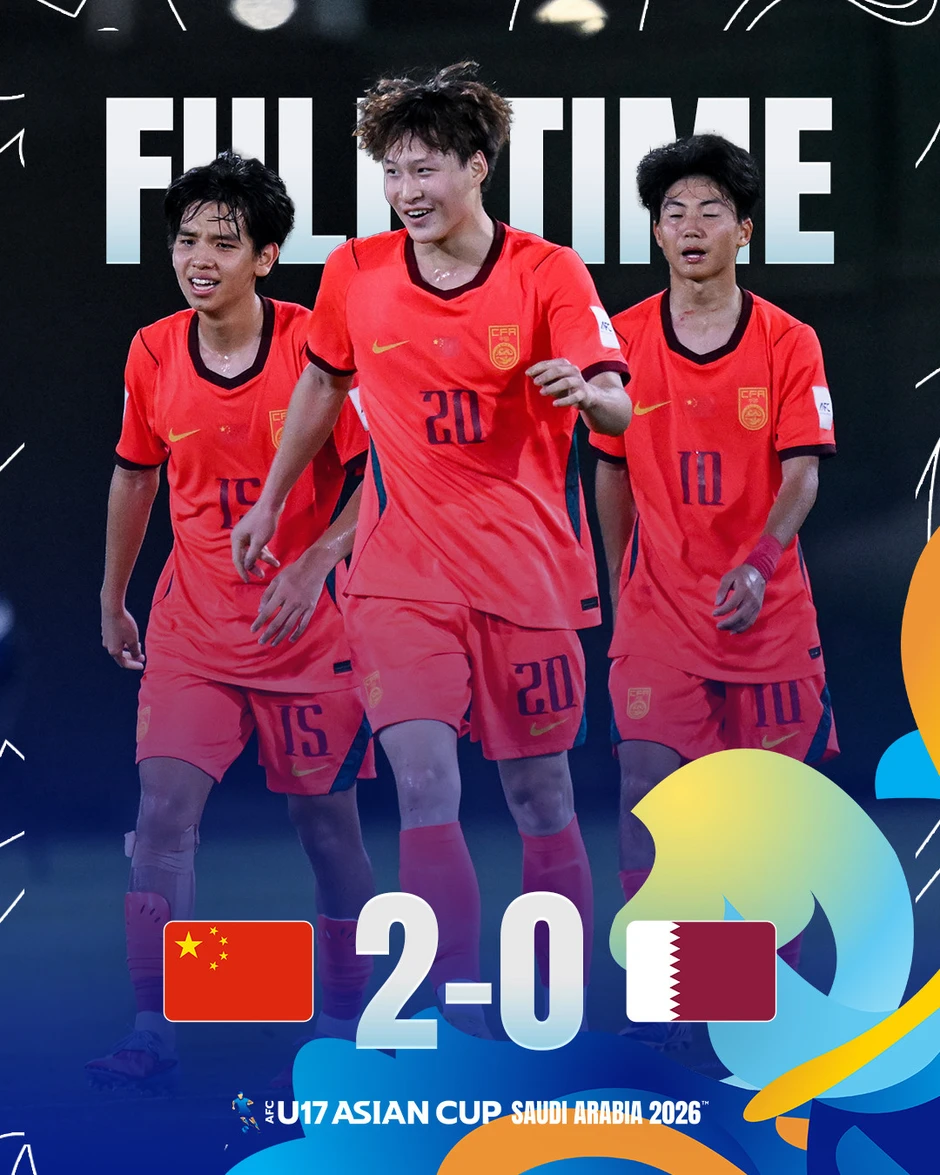 U17 Trung Quốc thắng U17 Qatar, lấy vé đi World Cup ngoạn mục U17 Trung Quốc thắng U17 Qatar, lấy vé đi World Cup ngoạn mục