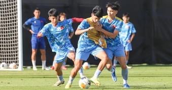 U17 Việt Nam tập buổi đầu tiên, sẵn sàng chinh phục vé dự World Cup