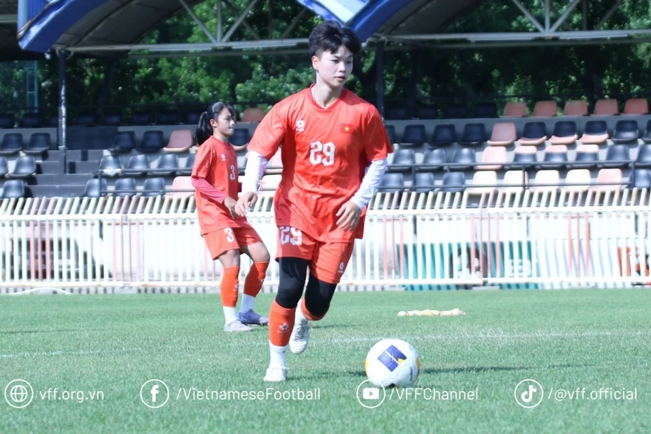 U20 nữ Việt Nam lên dây cót tinh thần trước trận tranh vé dự World Cup U20 nữ Việt Nam lên dây cót tinh thần trước trận tranh vé dự World Cup