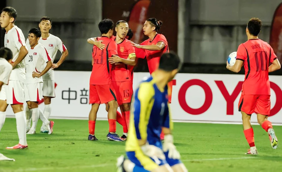 U23 Trung Quốc ngược dòng đánh bại U23 Triều Tiên