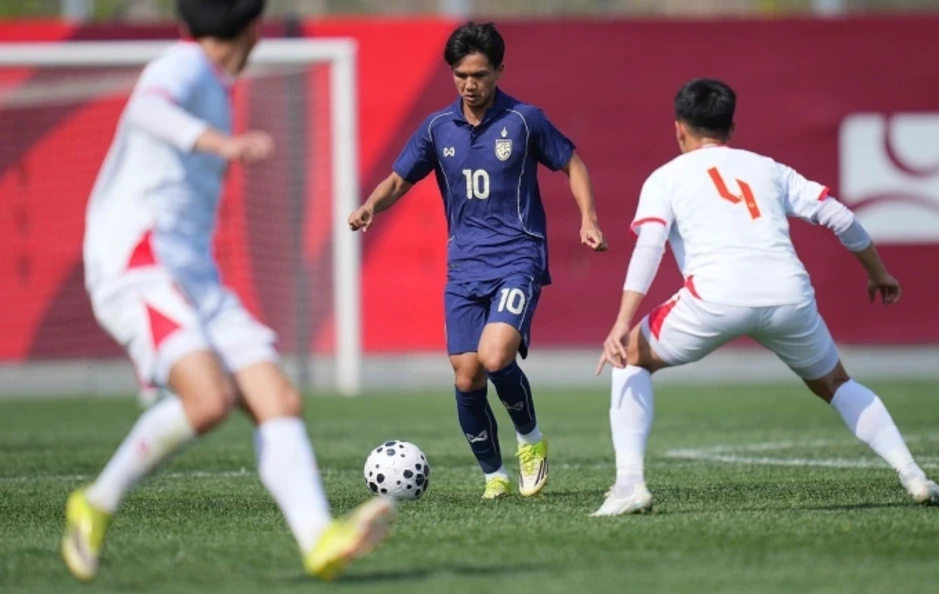 U23 Việt Nam thua Thái Lan ở giải giao hữu Trung Quốc U23 Việt Nam thua Thái Lan ở giải giao hữu Trung Quốc