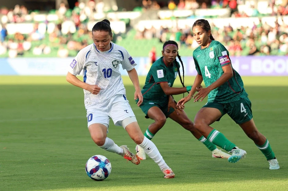 Uzbekistan thắng đậm, tuyển nữ Việt Nam rơi vào thế cực khó ở Asian Cup nữ 2026 Uzbekistan thắng đậm, tuyển nữ Việt Nam rơi vào thế cực khó ở Asian Cup nữ 2026