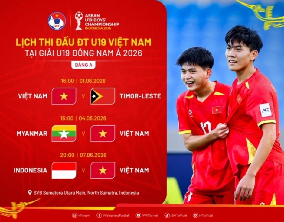 Việt Nam tiếp tục thắng đậm ở giải U19 Đông Nam Á Việt Nam tiếp tục thắng đậm ở giải U19 Đông Nam Á