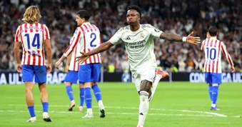 Vinicius tỏa sáng, Real Madrid thắng nghẹt thở Atletico