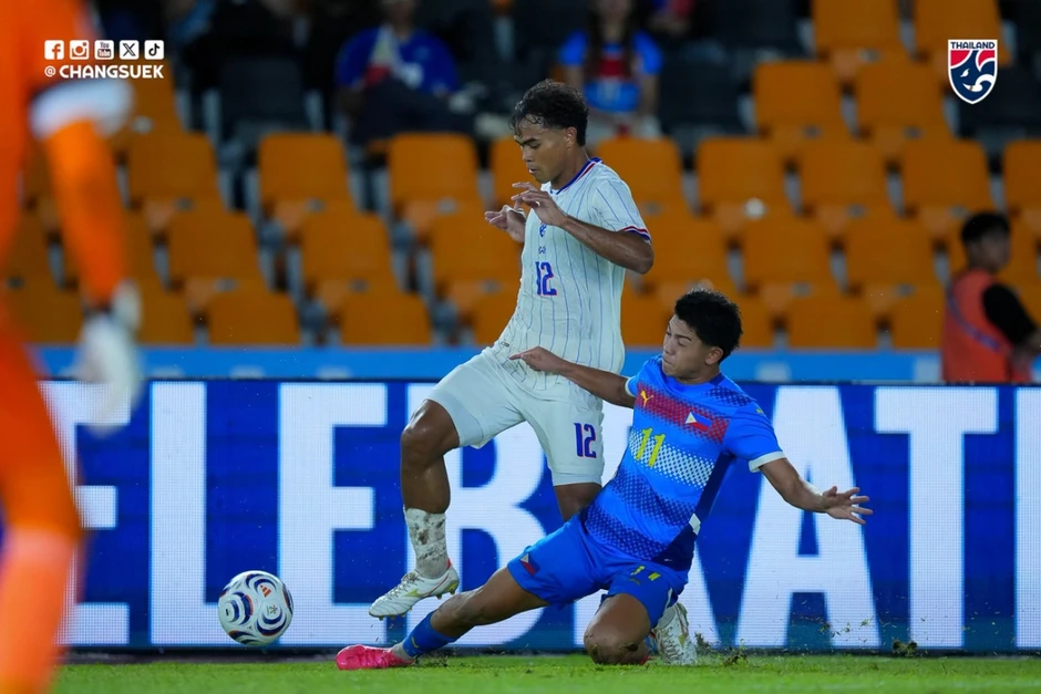 Vượt qua Phillippines, Thái Lan thắng trận thứ ba liên tiếp tại ASEAN Cup 2026 Vượt qua Phillippines, Thái Lan thắng trận thứ ba liên tiếp tại ASEAN Cup 2026