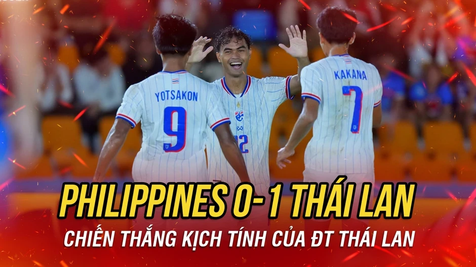 Vượt qua Phillippines, Thái Lan thắng trận thứ ba liên tiếp tại ASEAN Cup 2026 Vượt qua Phillippines, Thái Lan thắng trận thứ ba liên tiếp tại ASEAN Cup 2026