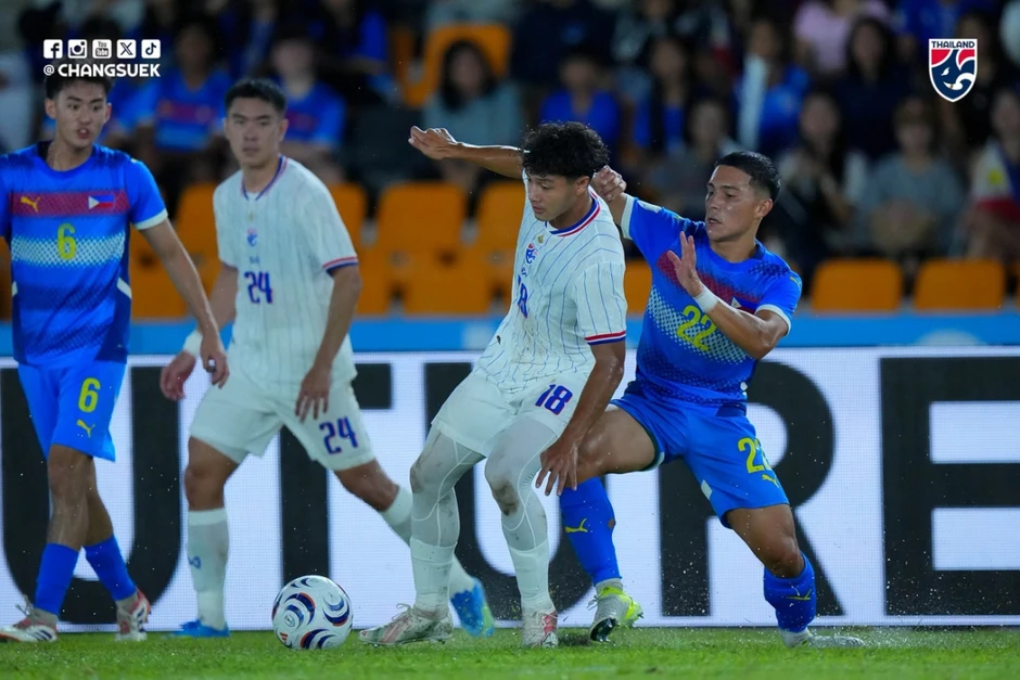 Vượt qua Phillippines, Thái Lan thắng trận thứ ba liên tiếp tại ASEAN Cup 2026 Vượt qua Phillippines, Thái Lan thắng trận thứ ba liên tiếp tại ASEAN Cup 2026