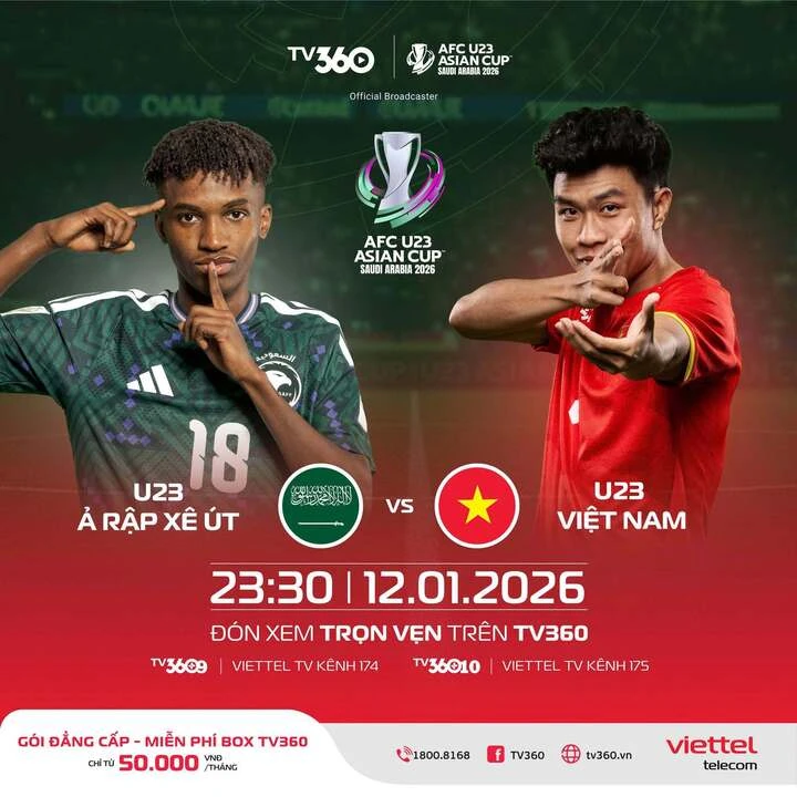 Xem trực tiếp U23 Việt Nam vs U23 Ả Rập Xê Út hôm nay 13/1 trên kênh nào? Xem trực tiếp U23 Việt Nam vs U23 Ả Rập Xê Út hôm nay 13/1 trên kênh nào?