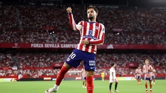 Alex Baena bừng sáng ở Atletico Madrid