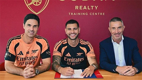 Arsenal công bố 'bom tấn' Bruno Guimaraes