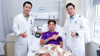 Bùi Vĩ Hào đứt dây chằng, phẫu thuật lần thứ 2 trong chưa đầy 2 năm