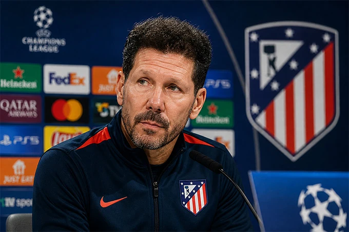 HLV Simeone giải thích lý do Atletico đổi khách sạn trước trận gặp Arsenal HLV Simeone giải thích lý do Atletico đổi khách sạn trước trận gặp Arsenal
