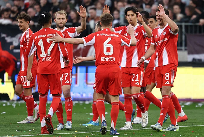 Kết quả St. Pauli 0-5 Bayern Munich: Cách chức vô địch 1 trận thắng Kết quả St. Pauli 0-5 Bayern Munich: Cách chức vô địch 1 trận thắng