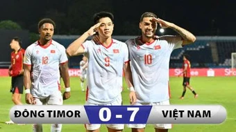 Kết quả Timor Leste 0-7 Việt Nam: Tam tấu bùng nổ