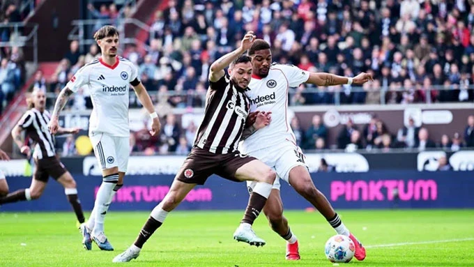 St. Pauli hòa Frankfurt 0-0, tiếp tục tích lũy điểm trong cuộc đua trụ hạng St. Pauli hòa Frankfurt 0-0, tiếp tục tích lũy điểm trong cuộc đua trụ hạng