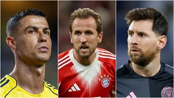6 cầu thủ ghi từ 50 bàn/mùa trở lên từ năm 2000:  Kane sánh vai cùng Messi, Ronaldo