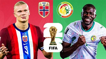 7h00 ngày 23/6, Trực tiếp Na Uy vs Senegal: Haaland so tài với Mane